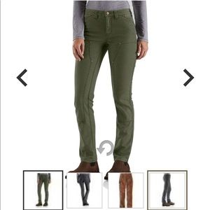 NWOT Carhartt slim double front dungarees